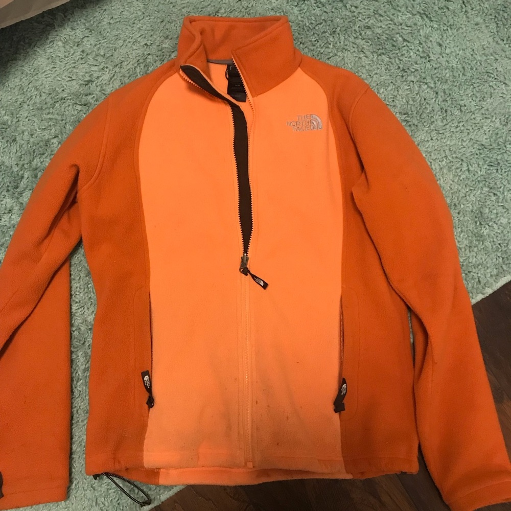 Orange light weight north face